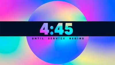 Spring Gradient Countdown