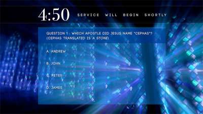 Stained Glass Trivia Countdown