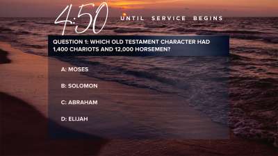 Sunset Beach Trivia Countdown