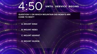 Tapestry Trivia Countdown