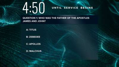 Wave Lines Trivia Countdown