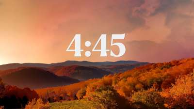 Wilderness Fall Minimal Countdown