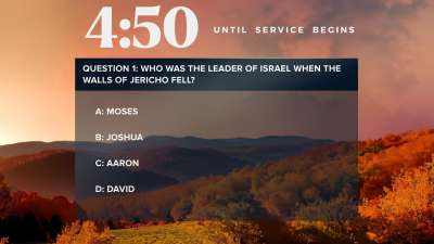 Wilderness Fall Trivia Countdown