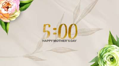 Flowers For Mom Countdown