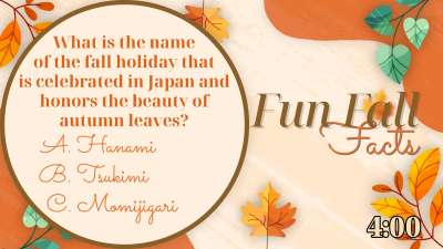 Fun Fall Facts Countdown