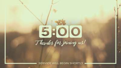 In The Field Countdown