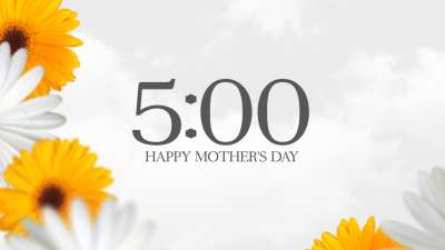 Mother's Day Flowers Countdown