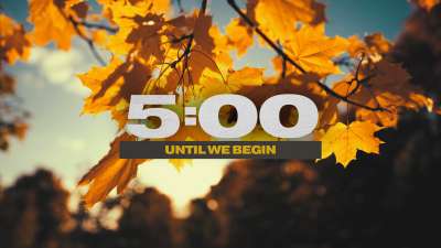 Moving Fall Countdown