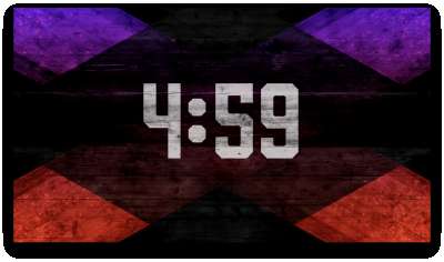 Geometric Wood Countdown