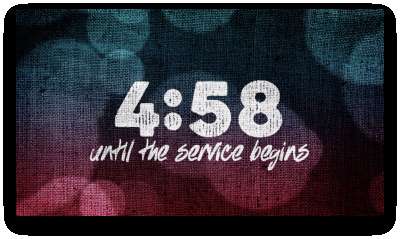 Burlap Colors Countdown