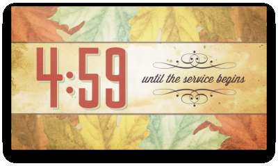 Classic Thanksgiving Countdown