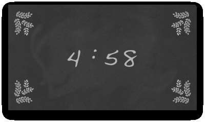 Autumn Chalk Countdown