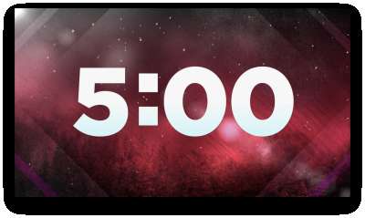 Snow Bokeh Countdown